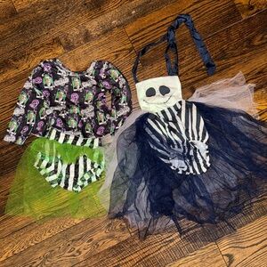 Baby Halloween outfits, 12-18 months, baby Halloween clothes, matching set